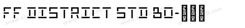 FF District Std Bo字体转换